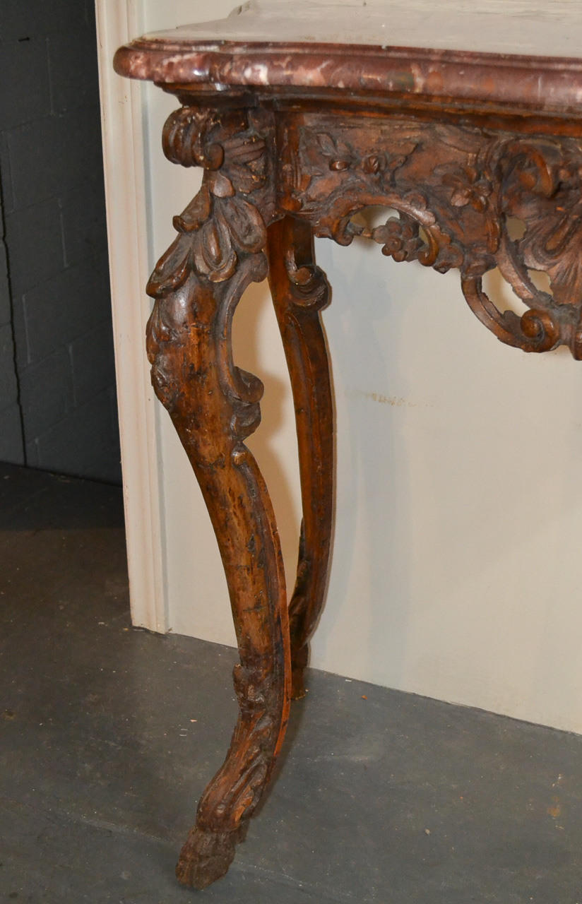 18th Century French Carved Walnut