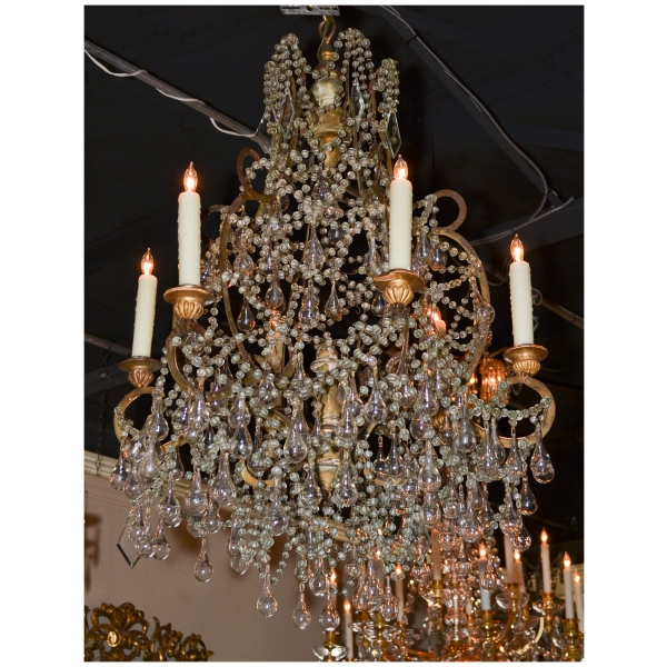 Italian Beaded Chandelier