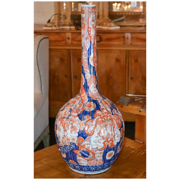 Japanese Imari Trumpet Vase