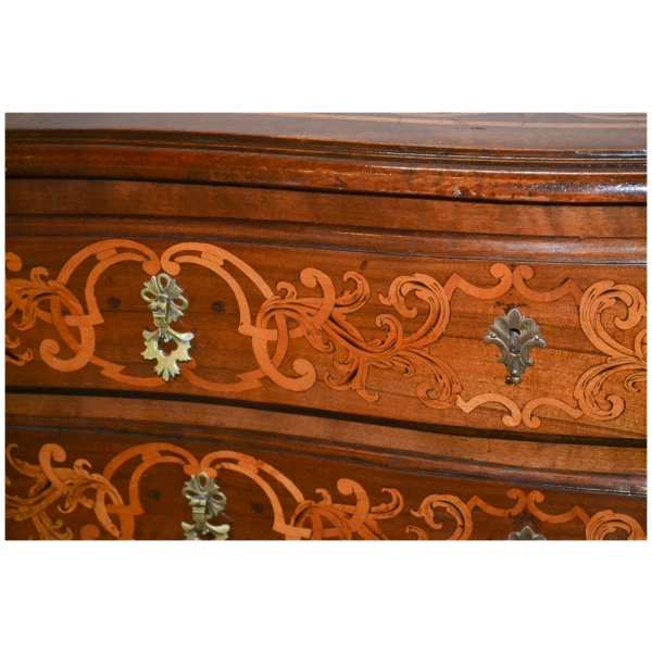 19th Century Italian Marquetry Inlaid Commode