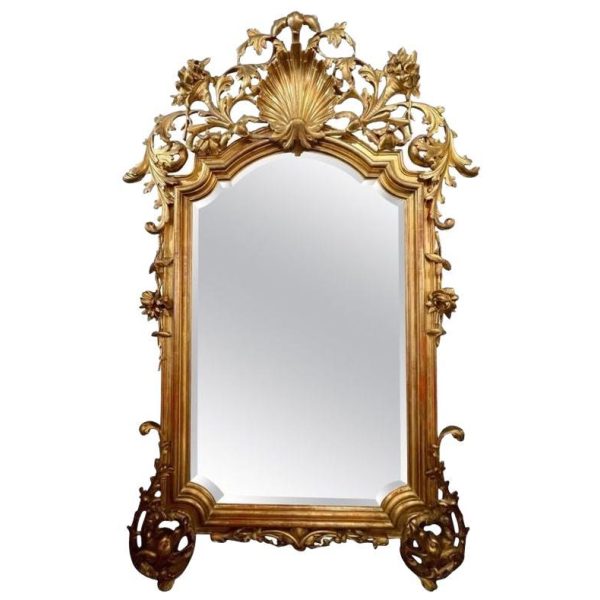 19th Century Rococo Style Carved and Giltwood French Mirror – Legacy ...