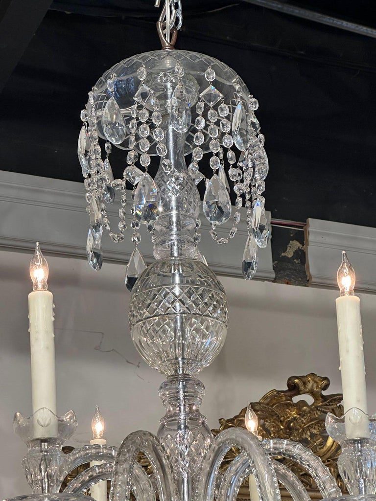 English georgian waterford crystal candelabra