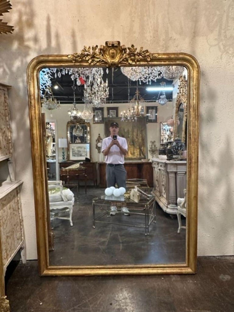 louis philippe floor mirror