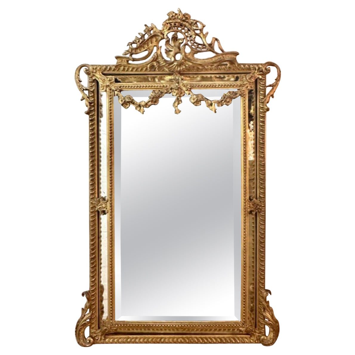 Gold Arch Top French Louis Philippe Mirror – Legacy Antiques