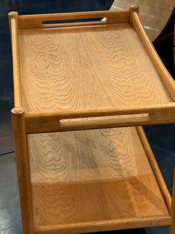 Mid-Century Danish Oak Serving Cart by Hans Wegner - Image 4