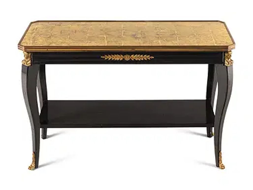 Vintage French Stamped Maison Jansen Louis XVI Low Table