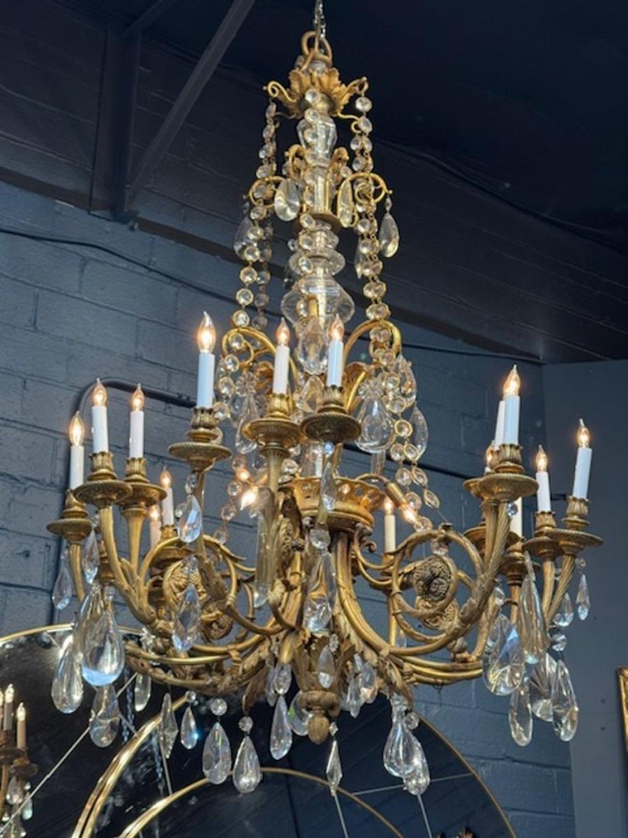 Exceptional 19th French Louis XVI Chandelier - Image 3