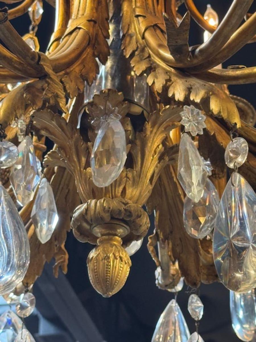 Exceptional 19th French Louis XVI Chandelier - Image 5