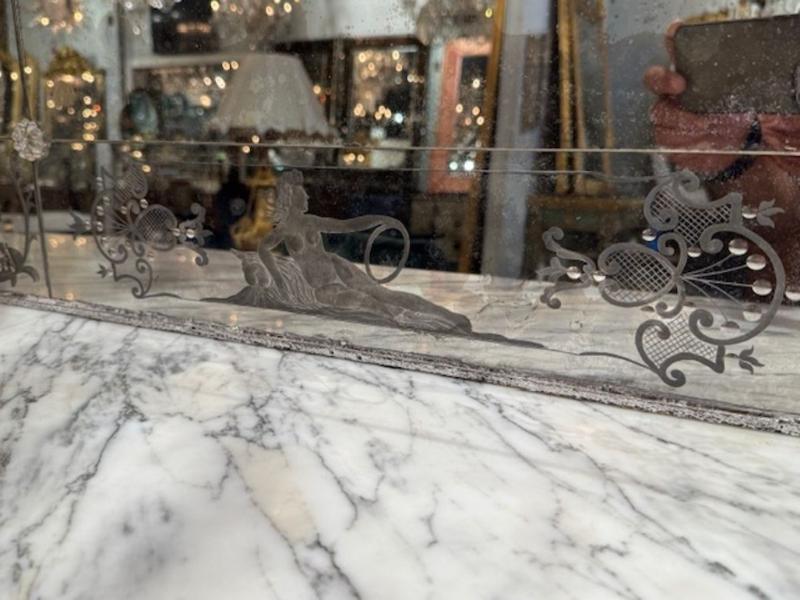 Venetian Etched Glass Mirror - Image 6