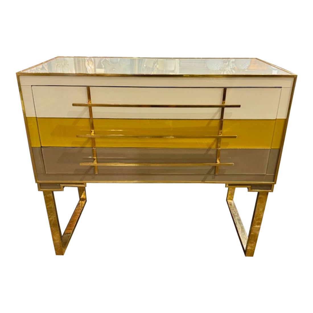 Murano Glass Multi-Colored Cabinet