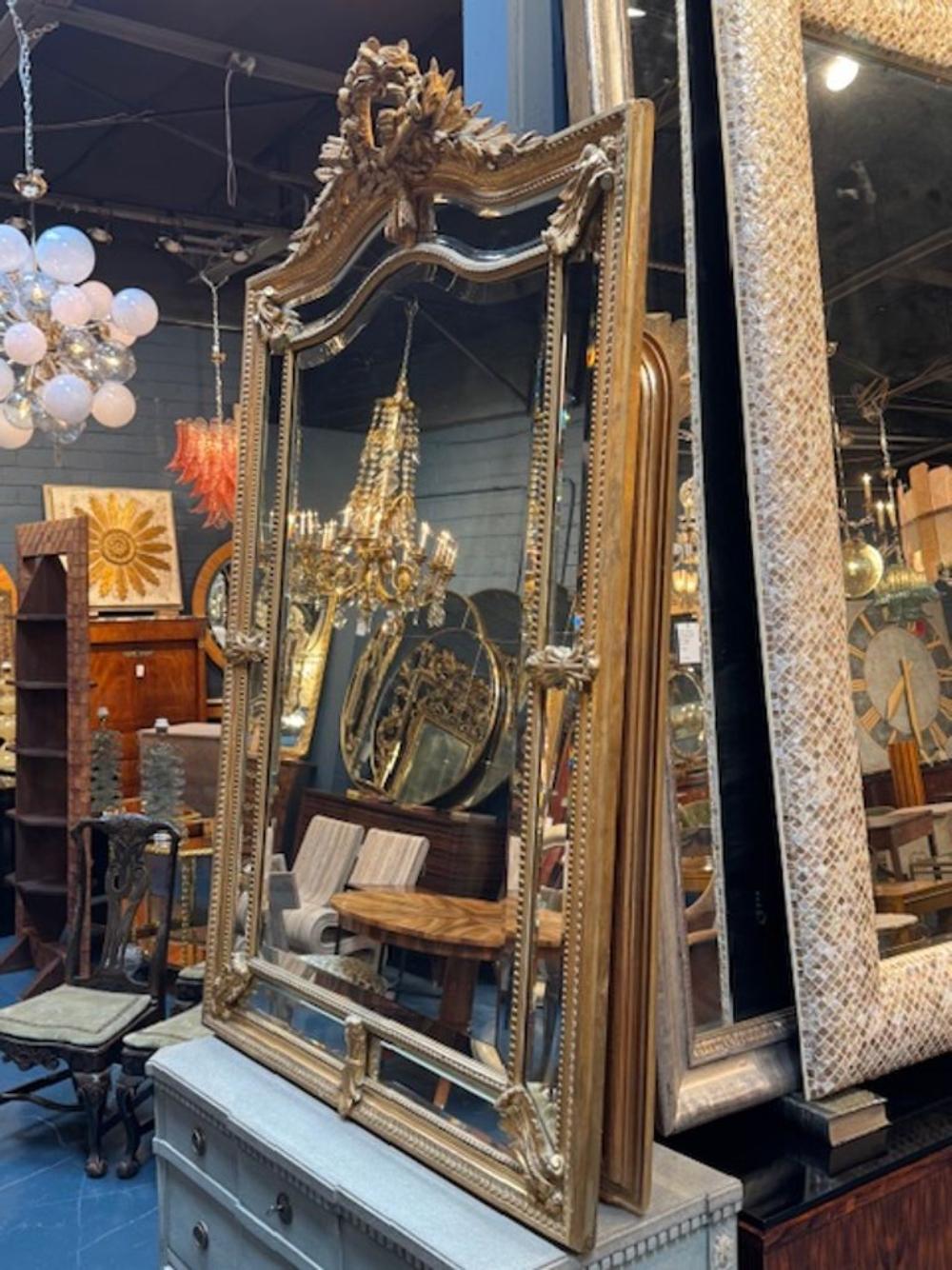 19th Century French Louis XVI Style Mirror - Image 2