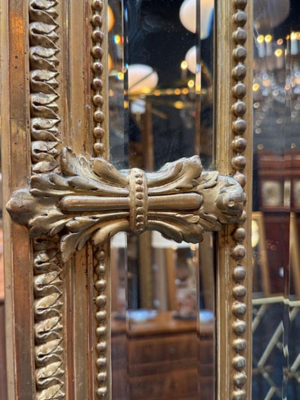 19th Century French Louis XVI Style Mirror - Image 3