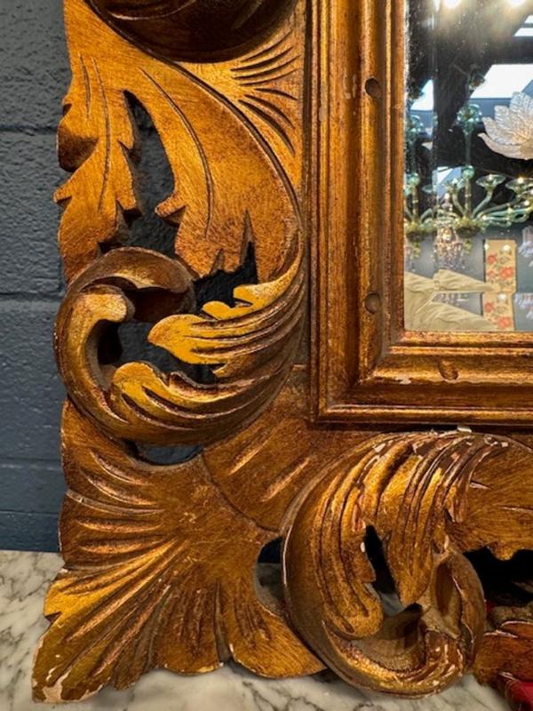 Pair of Italian Florentine Giltwood Mirrors - Image 4