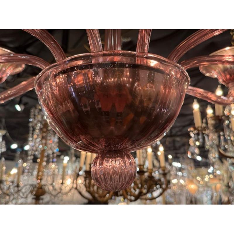 Murano Amethyst Chandelier - Image 4
