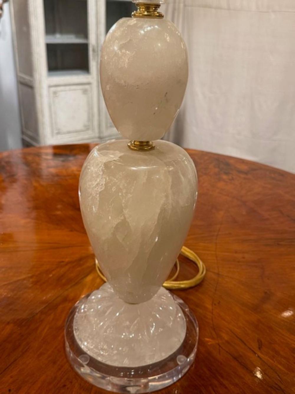 Polished Rock Crystal Lamp - Image 5