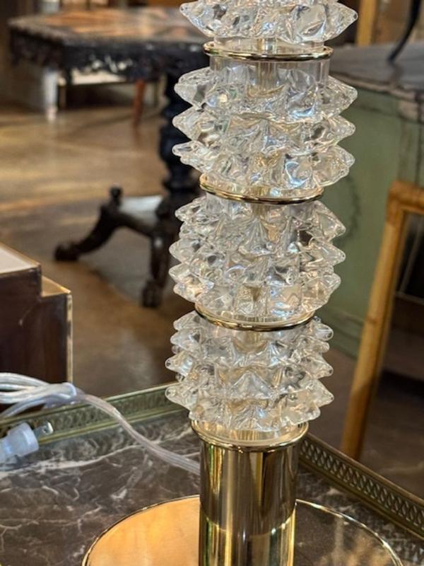 Pair of Rostri Murano Glass Lamps - Image 5