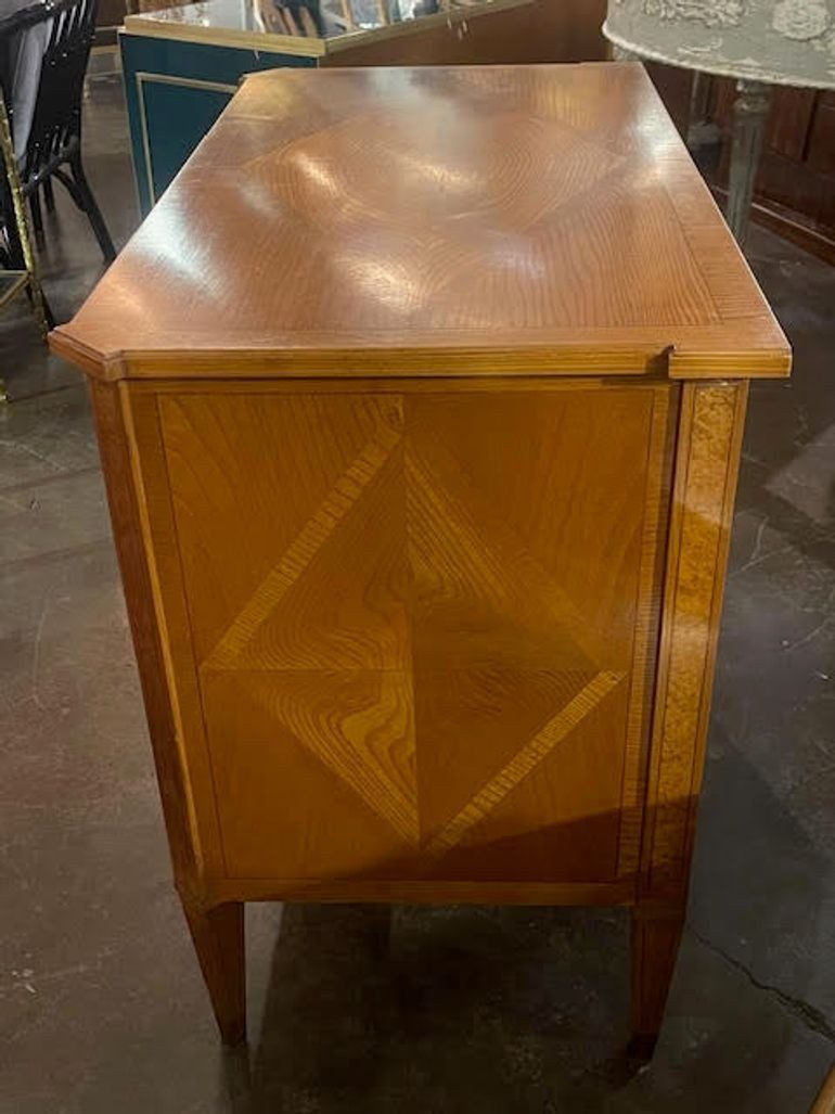 19th c. German Neoclassical Walnut Commode - Image 7