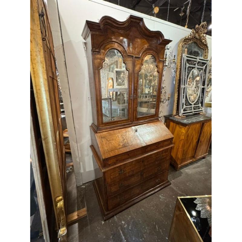 Italian Walnut Secretary - Image 2