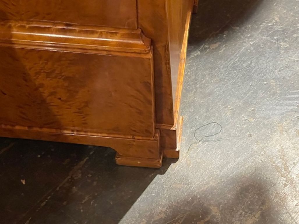 19th c. German Biedermeier Maple Commode - Image 3
