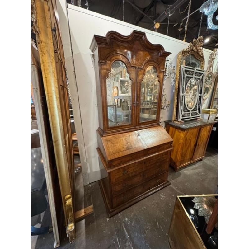 Italian Walnut Secretary - Image 3