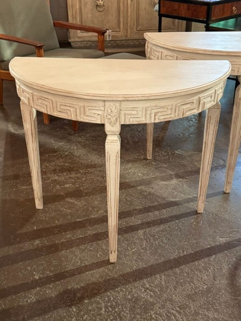 Swedish Gustavian Painted Consoles - Image 3