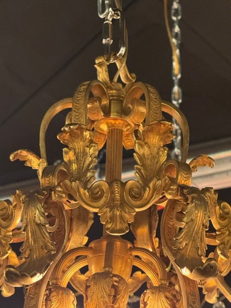 French Gilt Bronze Lantern - Image 4