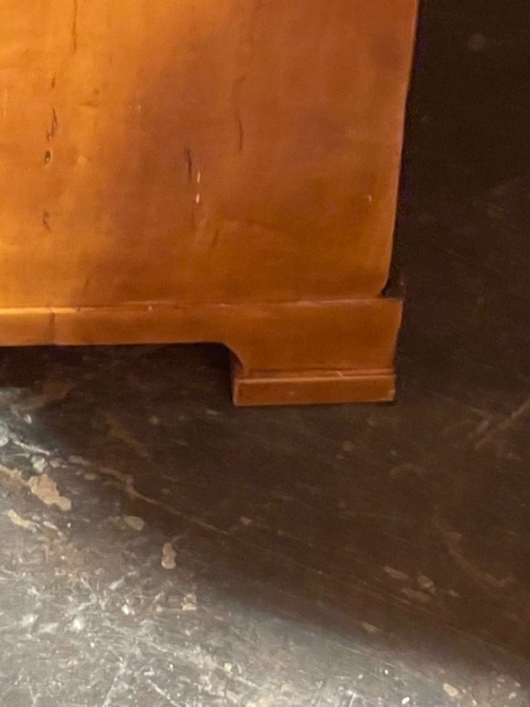 19th c. German Biedermeier Maple Commode - Image 6