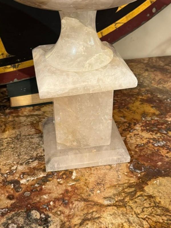 Pair of Large Scale Rock Crystal Tazzas - Image 6