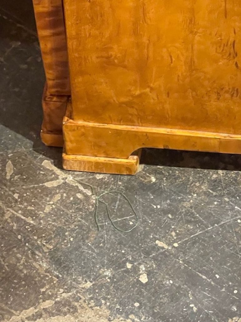 19th c. German Biedermeier Maple Commode - Image 7