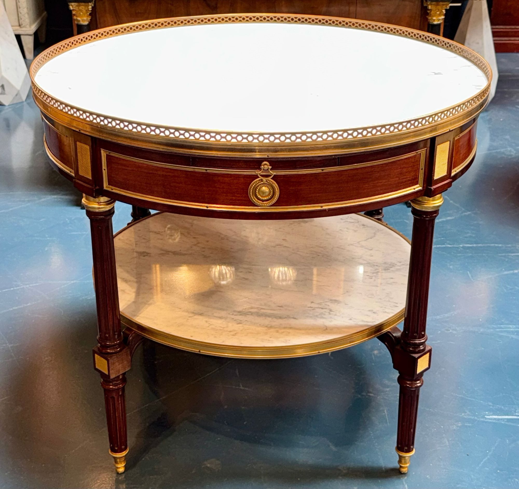 French Louis XVI Mahogany Center Table