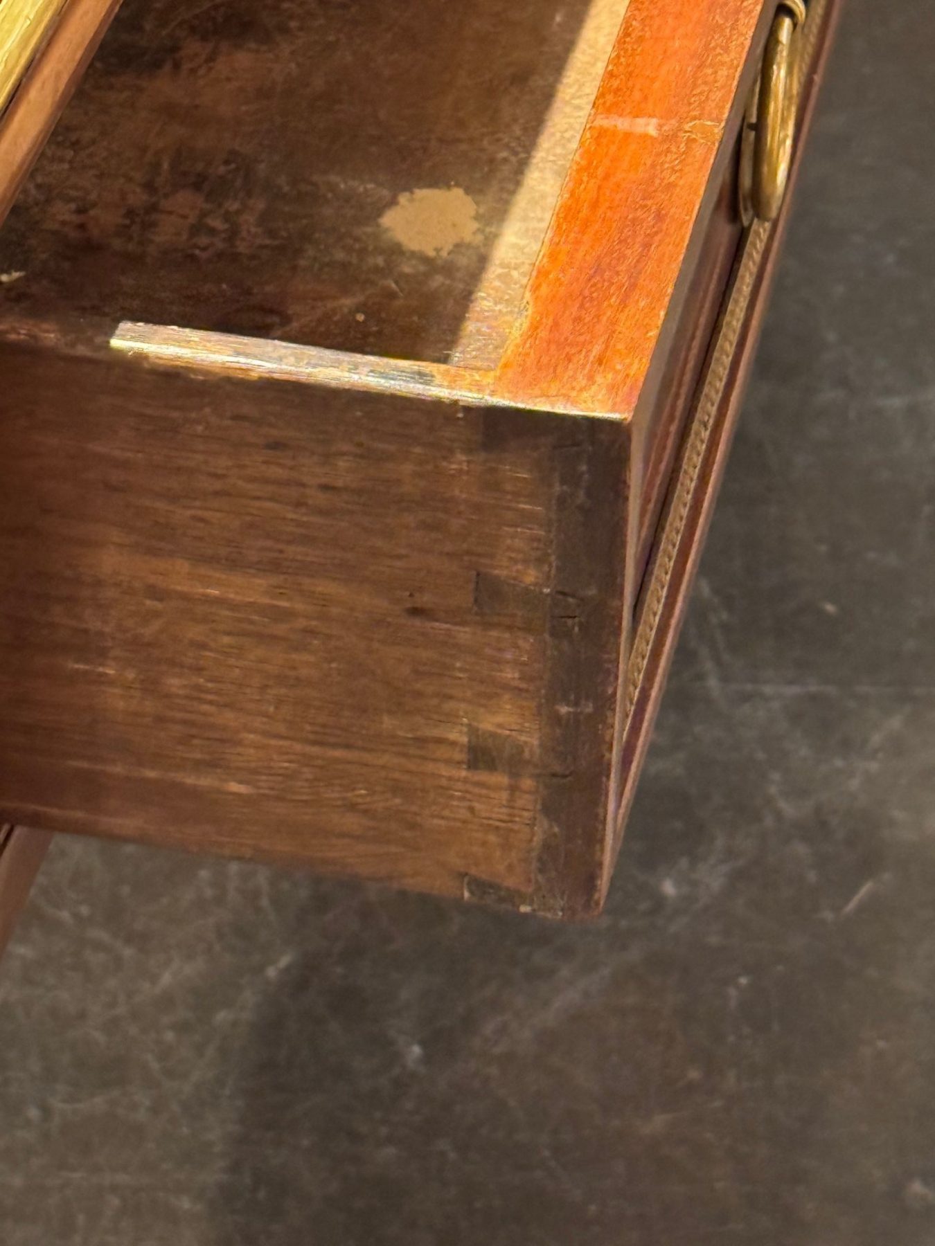 Large 19th c. French Louis XVI Walnut Bureau Plat - Image 11