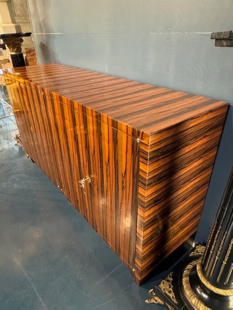 Italian Art Deco Macassar Ebony Sideboard - Image 5
