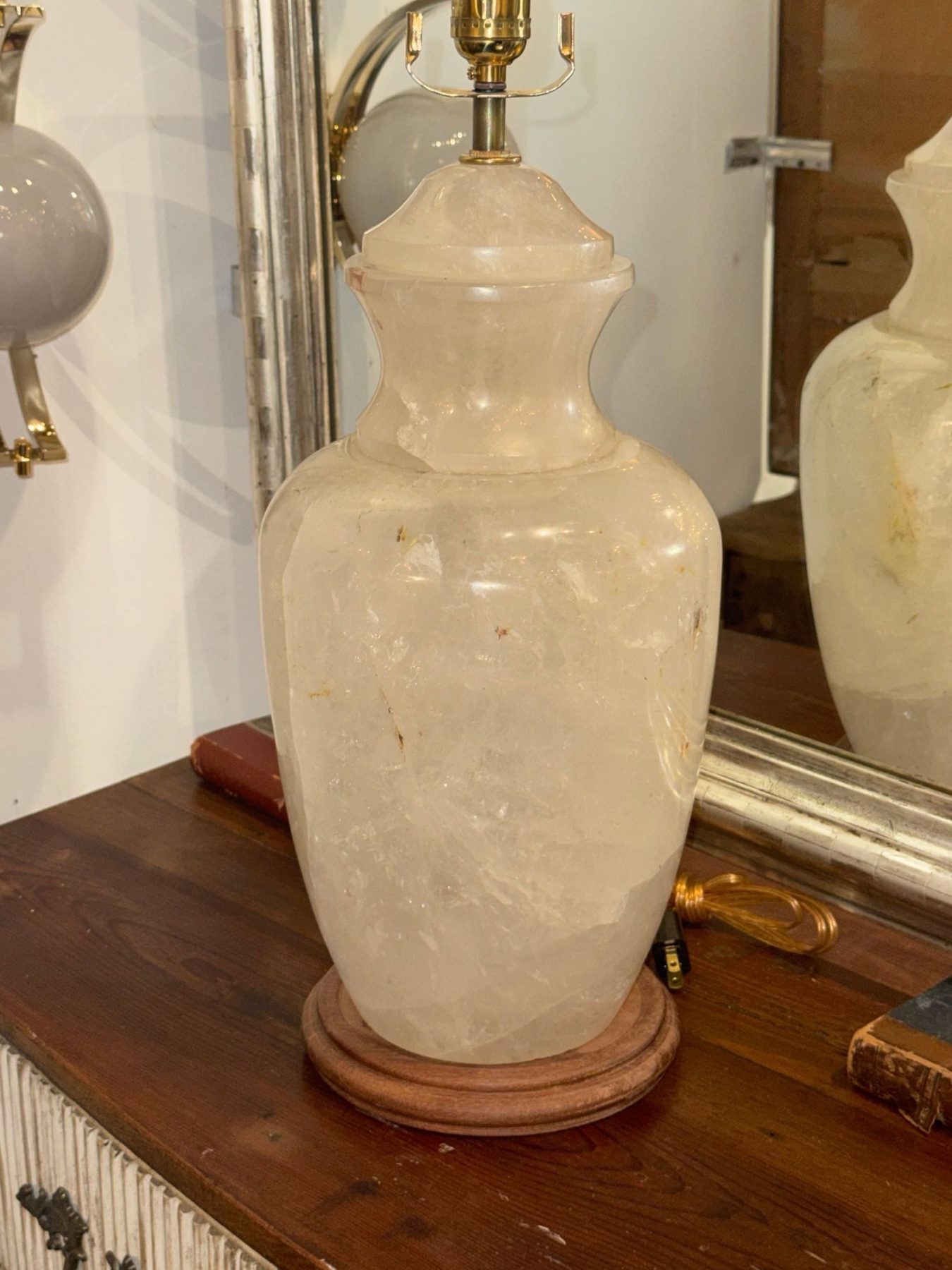 Large Scale Polished Rock Crystal Lamp - Image 2