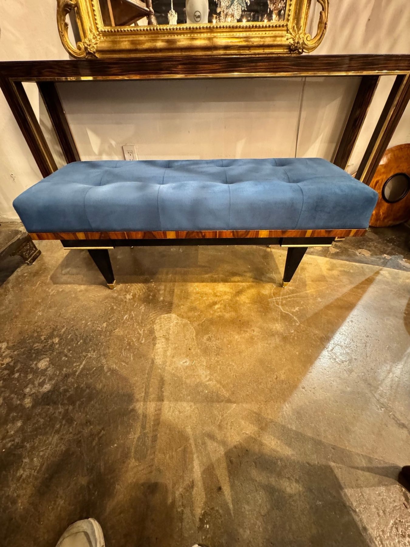 Italian MCM Art Deco Design Bench - Image 3