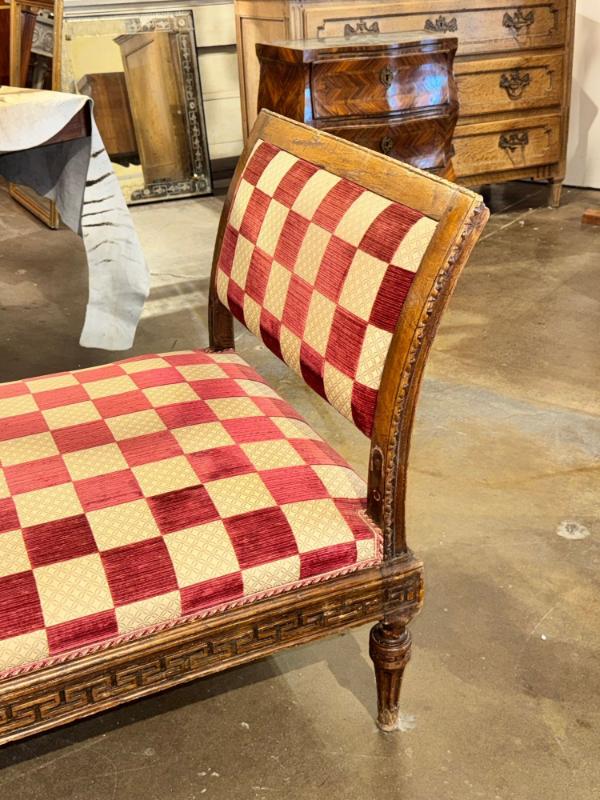 18th c. Italian Walnut Day Bed - Image 4