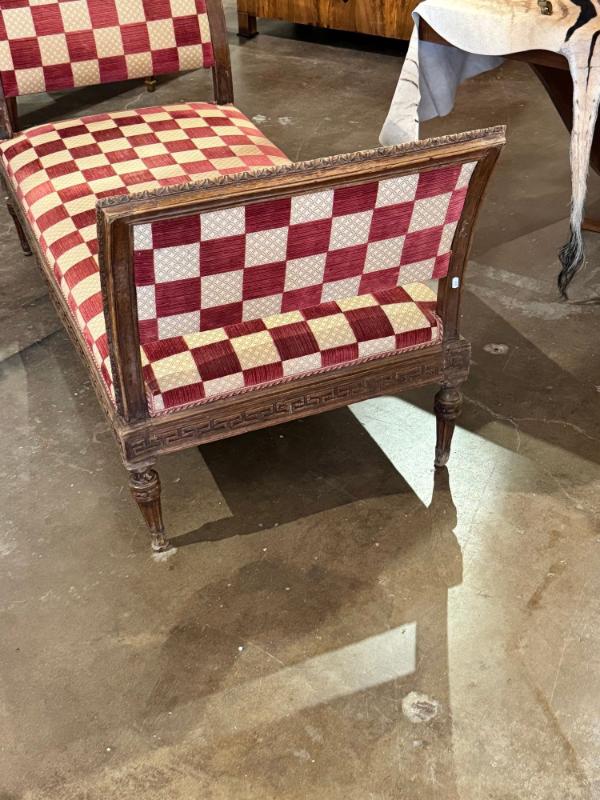18th c. Italian Walnut Day Bed - Image 7