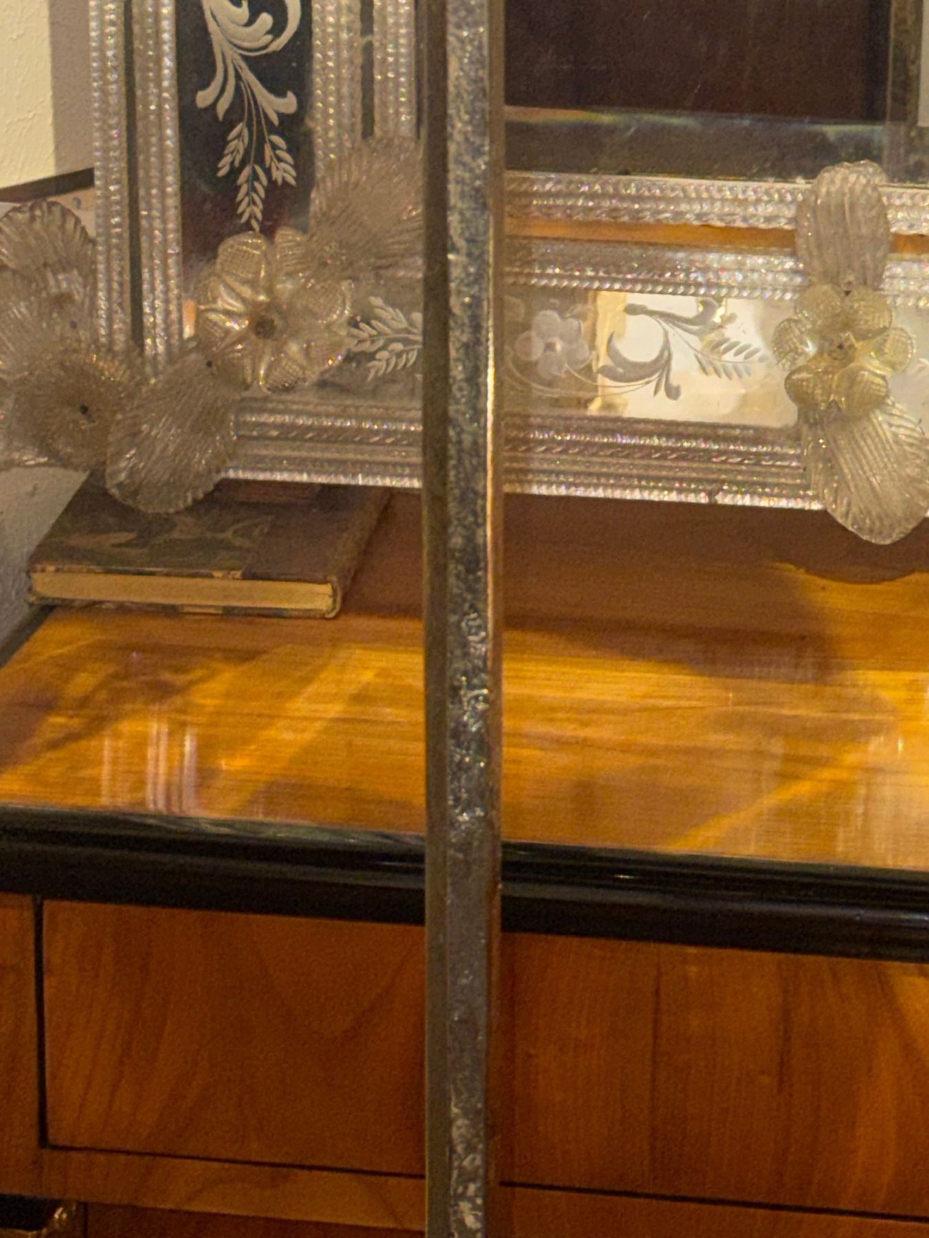 Pair of Heavy English Silvered Bronze Floor Lamps - Image 7