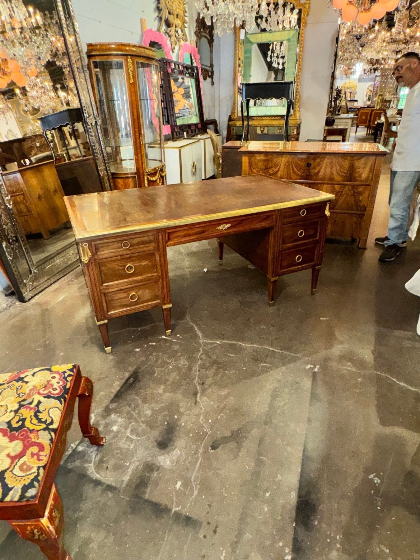 19th c. French Signed Paul Sormani Desk - Image 9