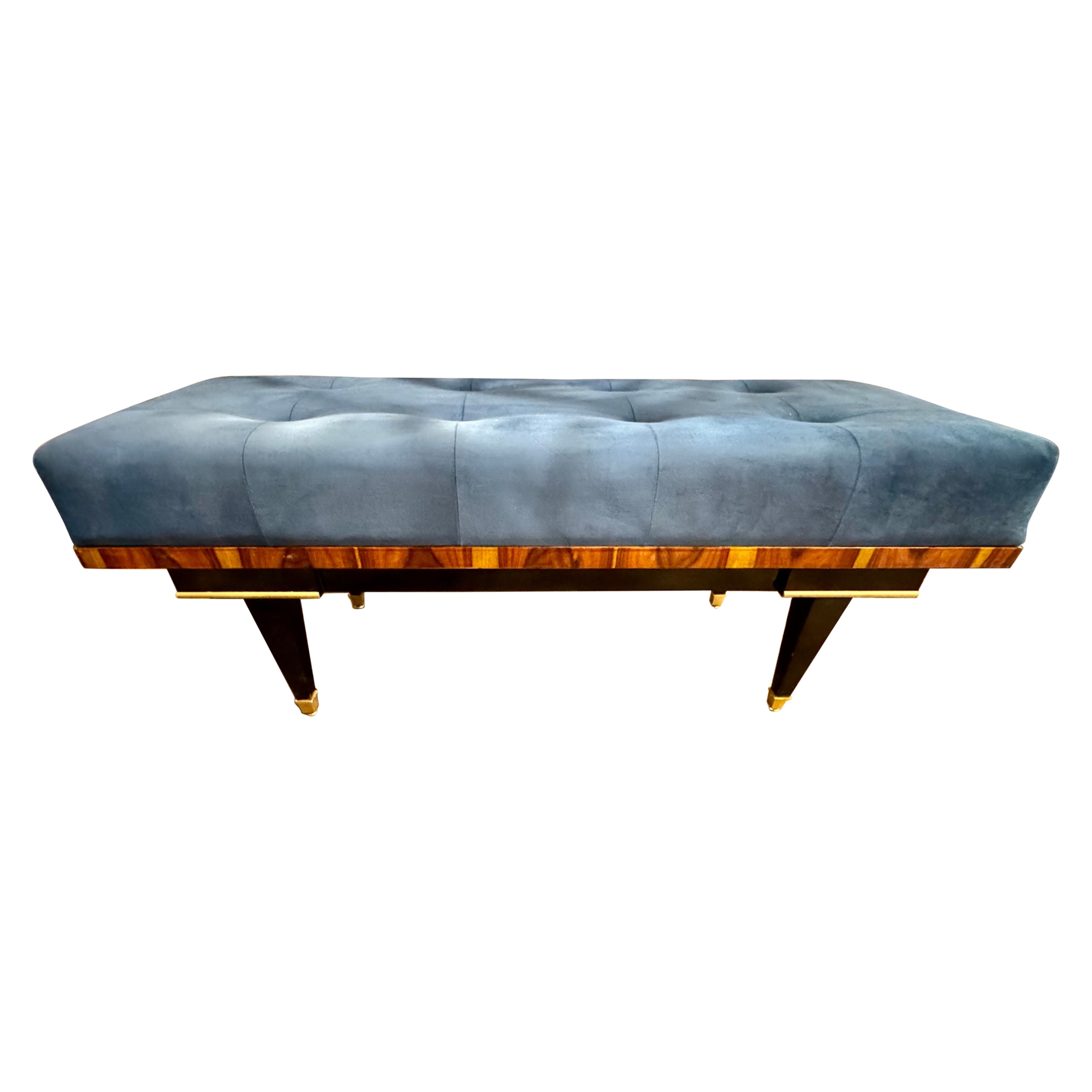 Italian MCM Art Deco Design Bench