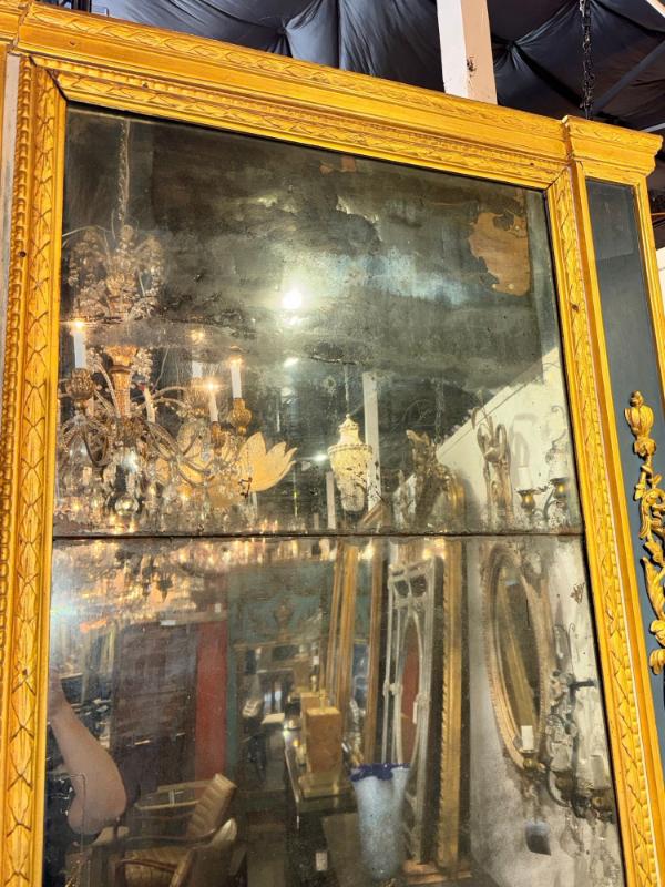 18th c. Italian Neoclassical Parcel Gilt Mirror - Image 3