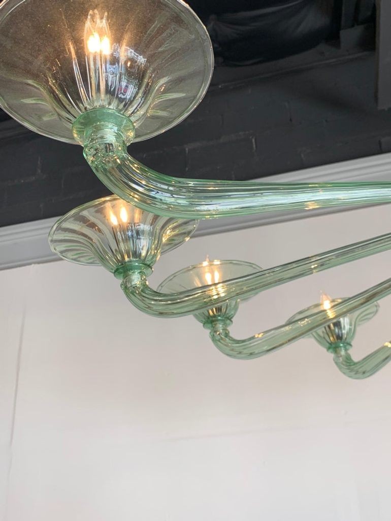 Custom Made Murano Glass Chandelier with 12-Light - Image 3