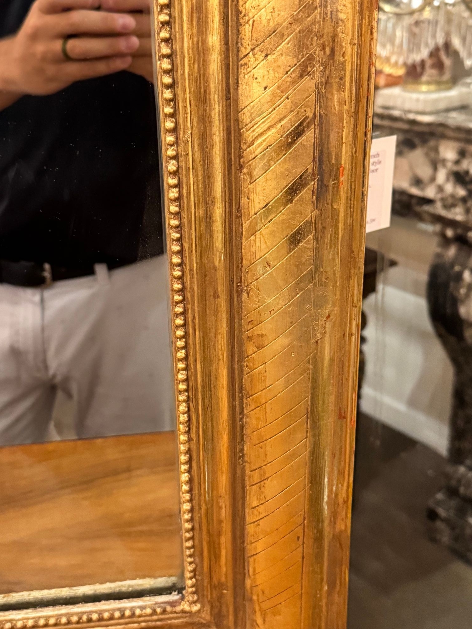 French Louis Philippe Giltwood Mirror - Image 5
