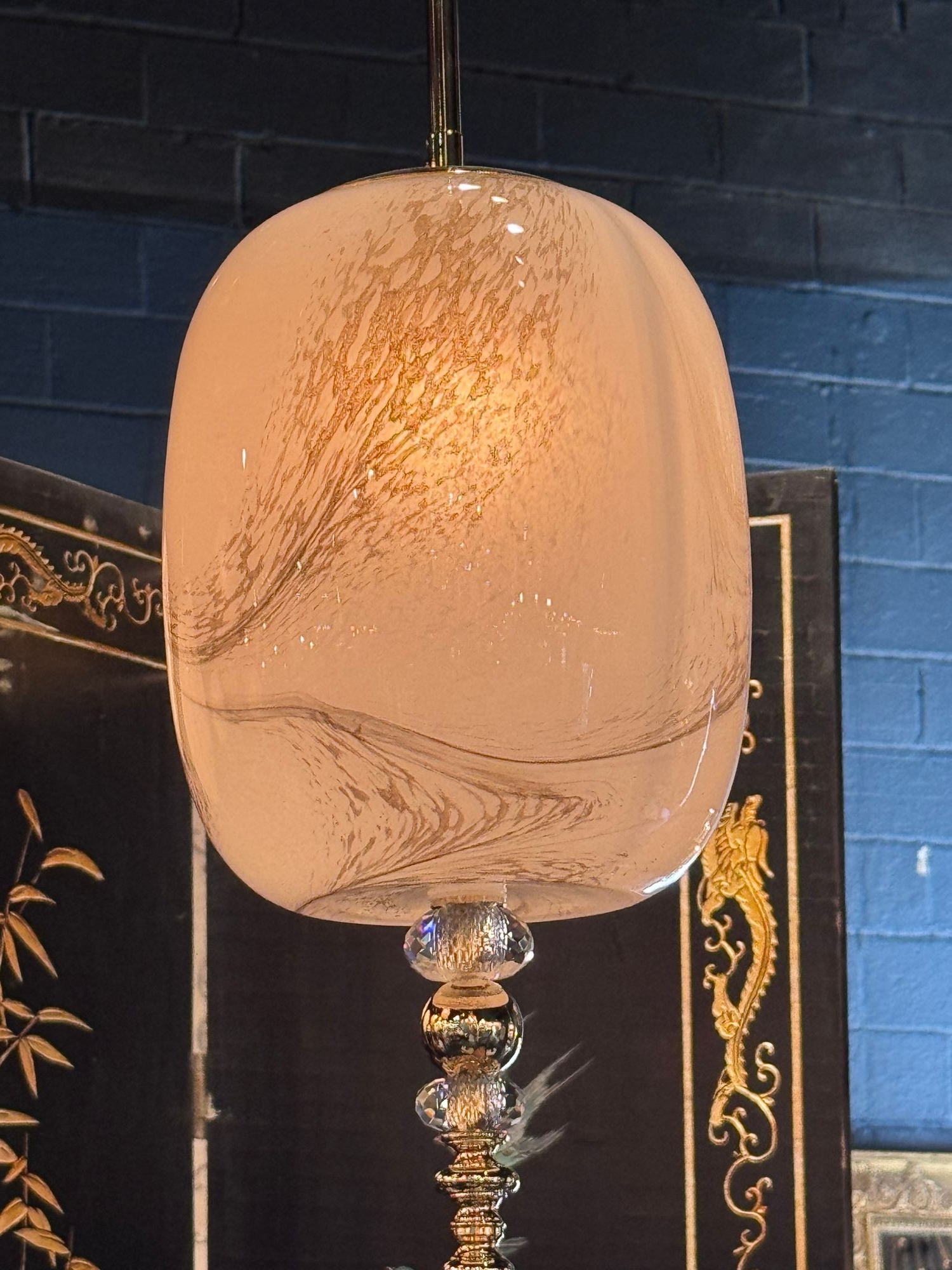 Murano Swirl Glass Lanterns - Image 5