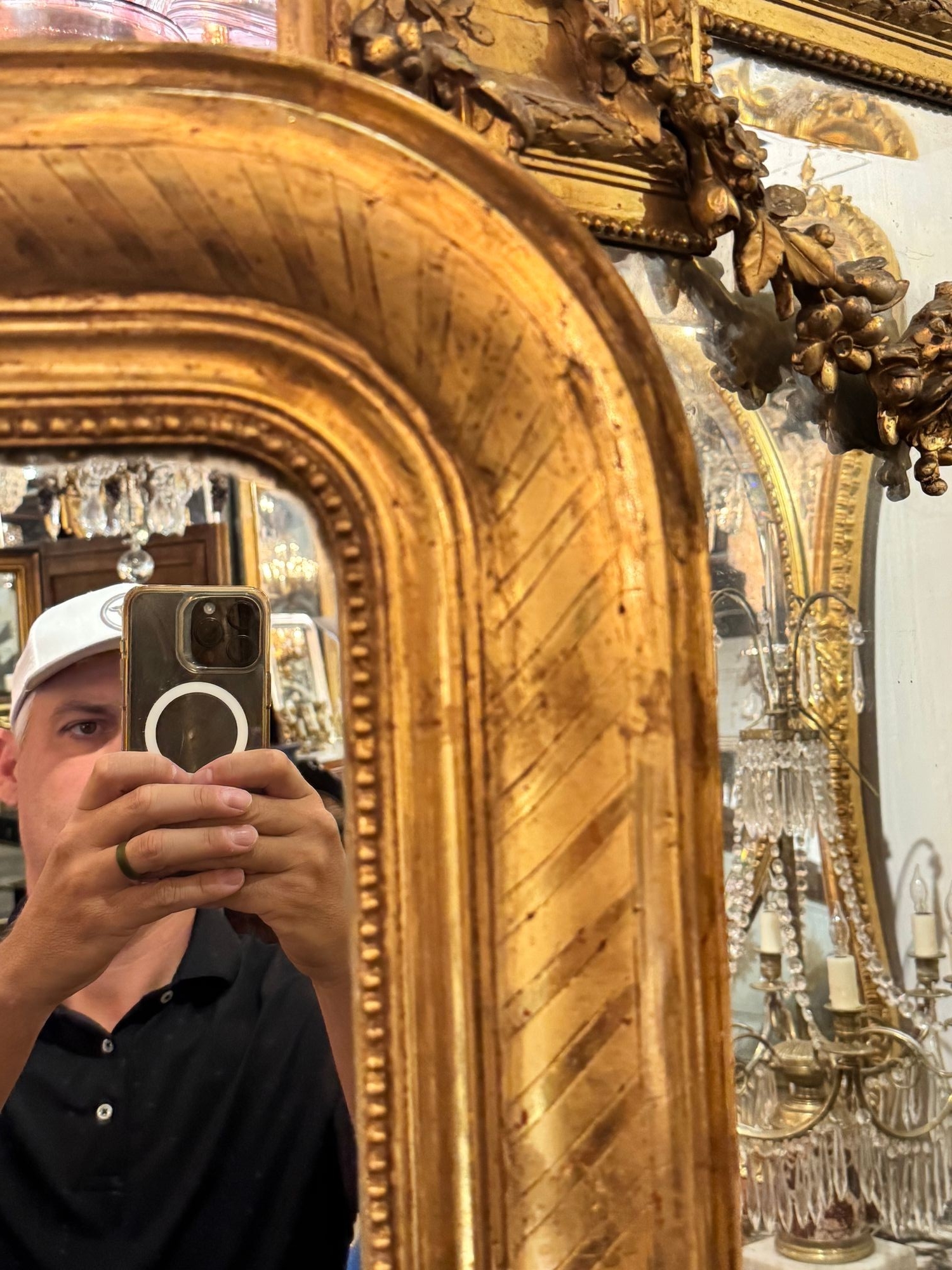 French Louis Philippe Giltwood Mirror - Image 6
