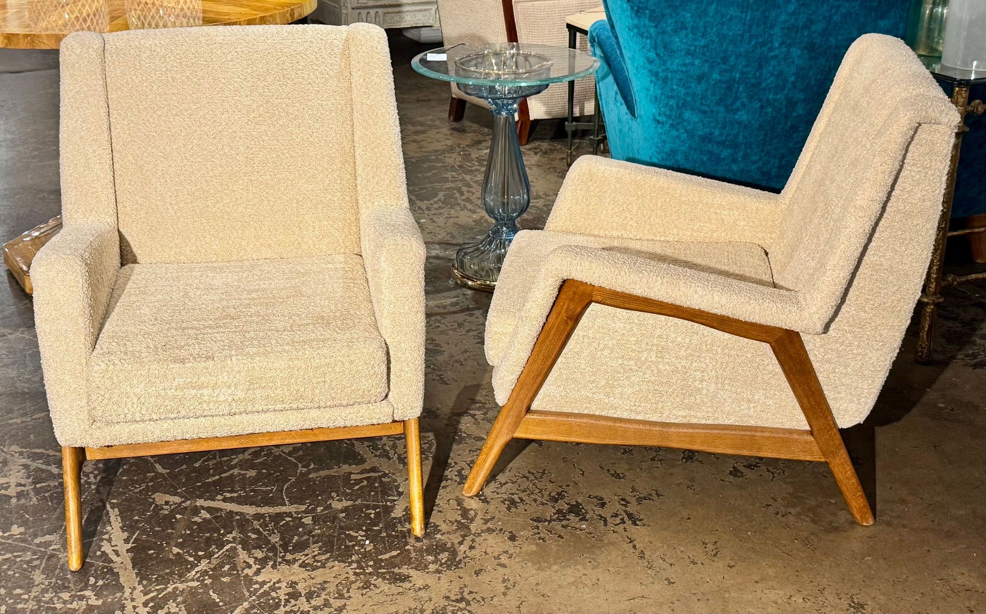 Pair of Italian Gio Ponti MCM Arm Chairs