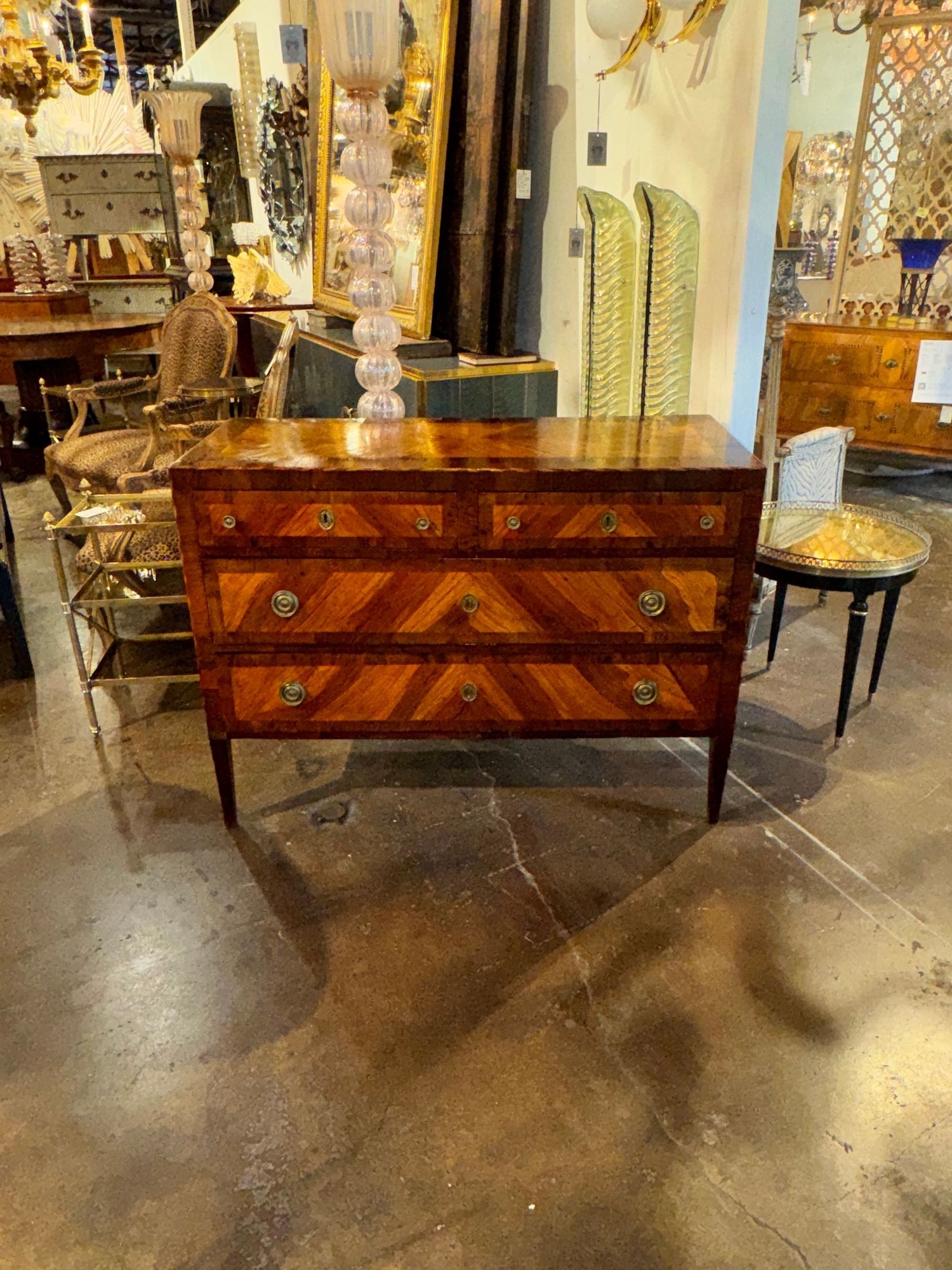 18th c. Italian Walnut Commode - Image 2