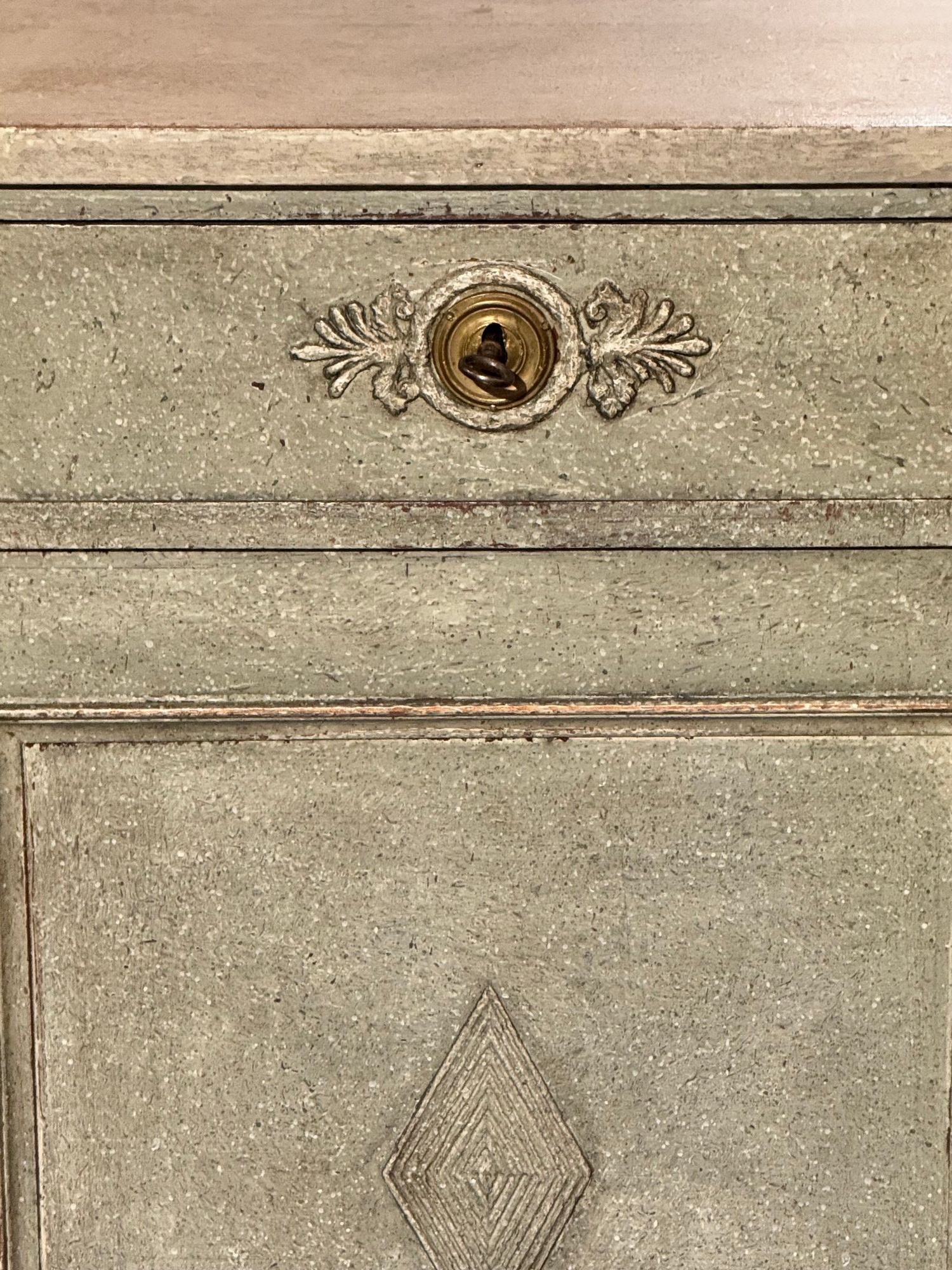 Early 20th c. Swedish Painted Side Cabinet - Image 3