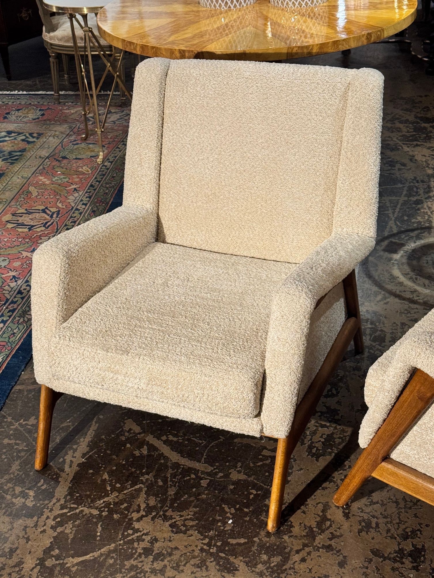 Pair of Italian Gio Ponti MCM Arm Chairs - Image 4