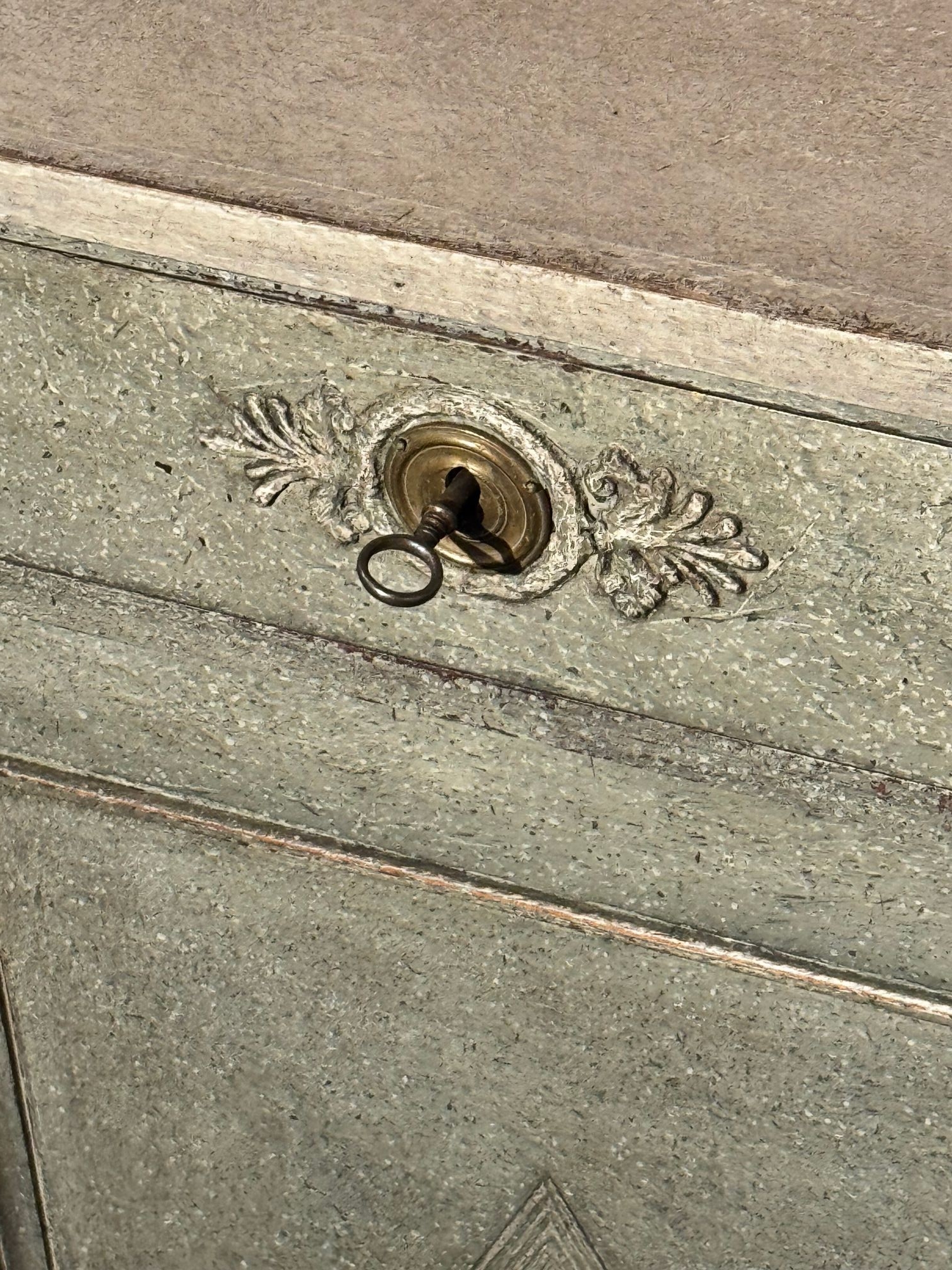 Early 20th c. Swedish Painted Side Cabinet - Image 4