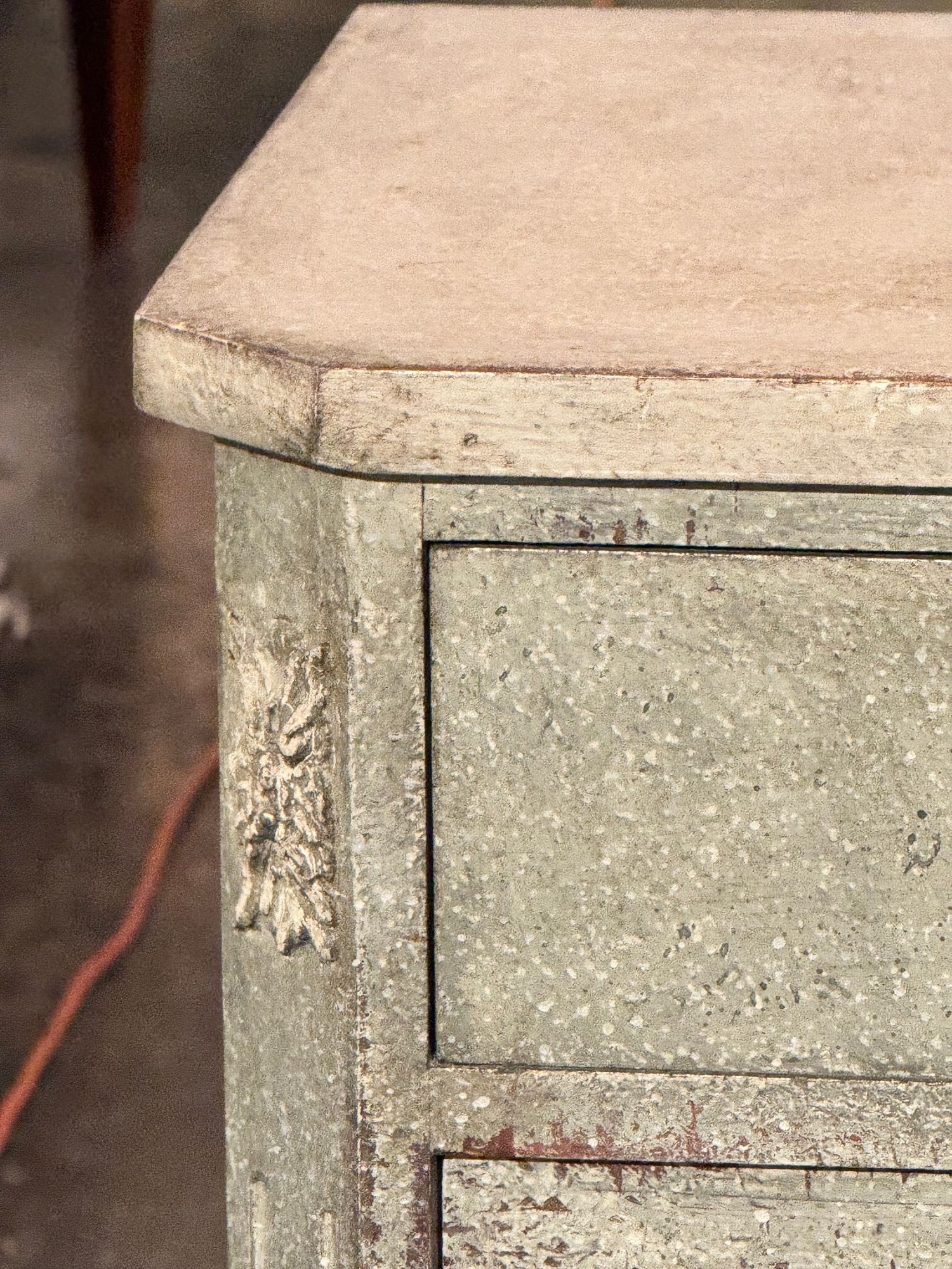Early 20th c. Swedish Painted Side Cabinet - Image 6